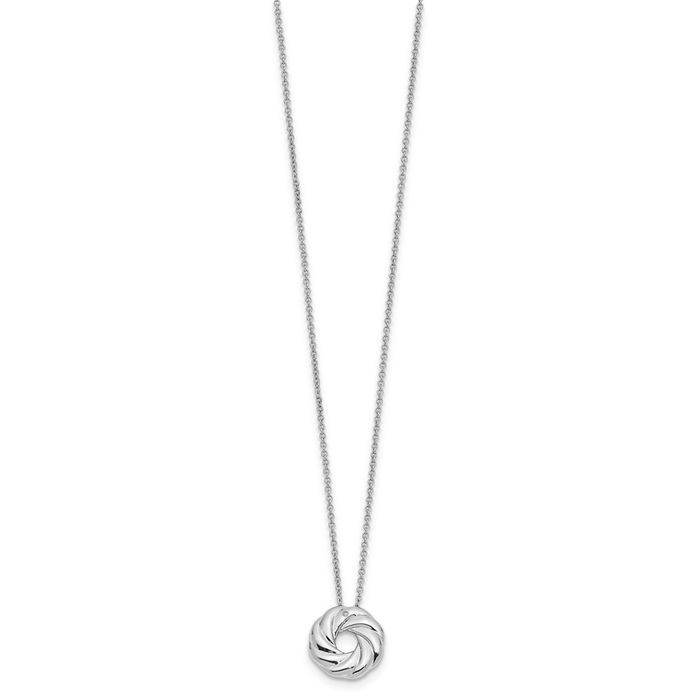 925 Sterling Silver Cubic Zirconia CZ Sparkle Shine Necklace Chain