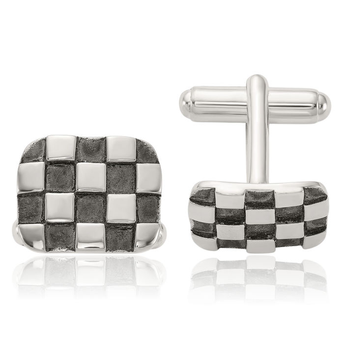 925 Sterling Silver Vintage Cuff Links