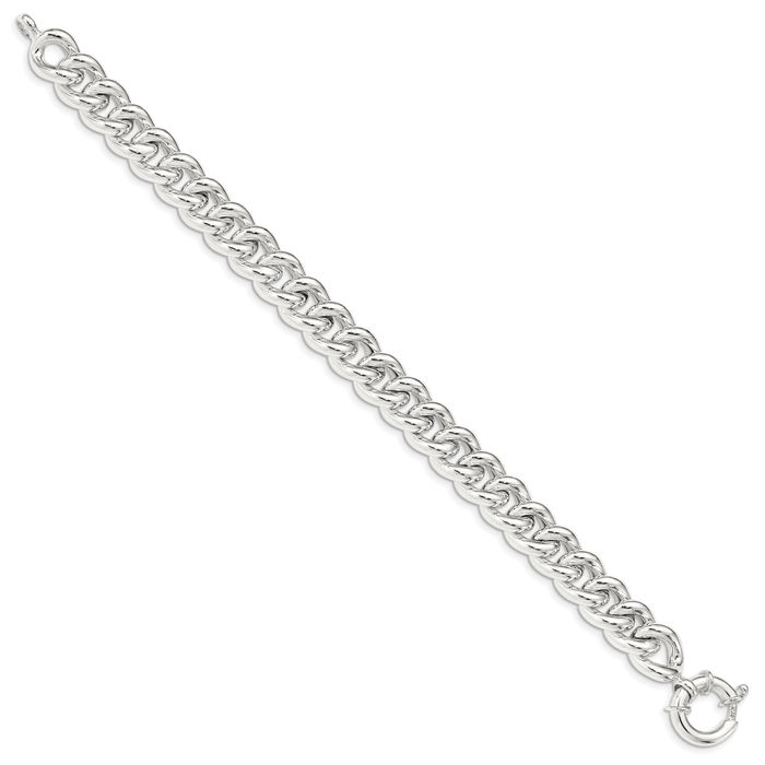 925 Sterling Silver Curb Link Chain Bracelet