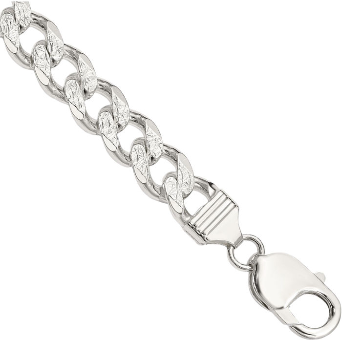 925 Sterling Silver Curb Link Chain Bracelet