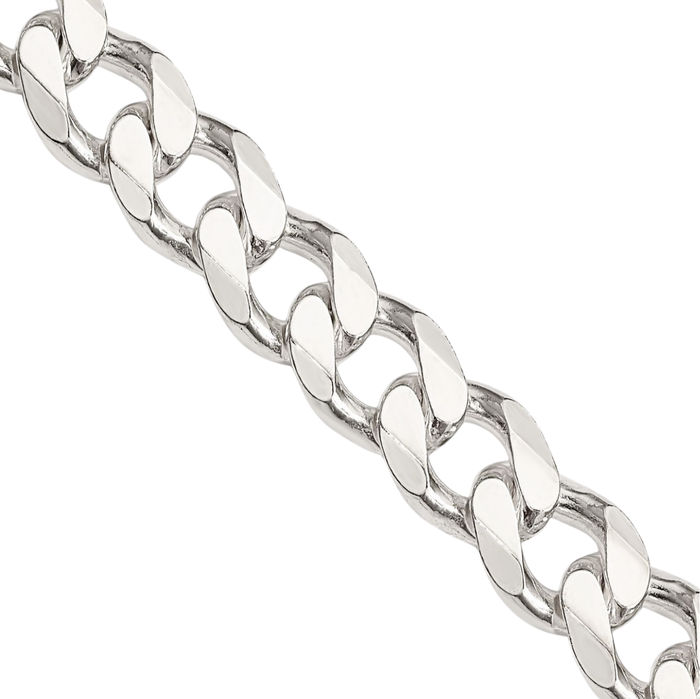 925 Sterling Silver Curb Link Chain Necklace