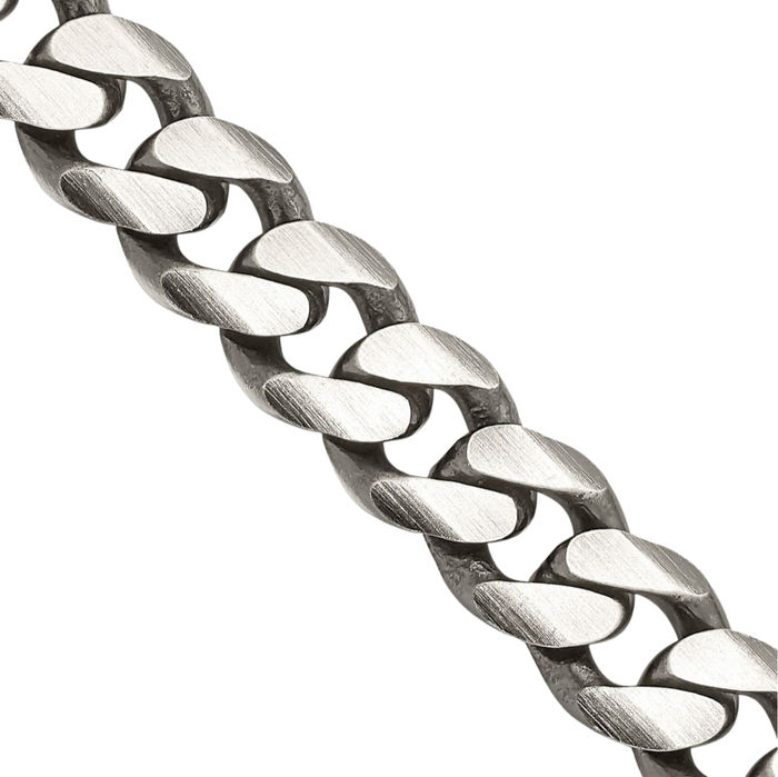 925 Sterling Silver Vintage Curb Link Chain Necklace