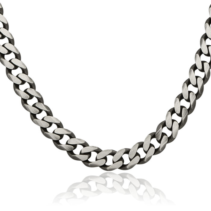 925 Sterling Silver Vintage Curb Link Chain Necklace