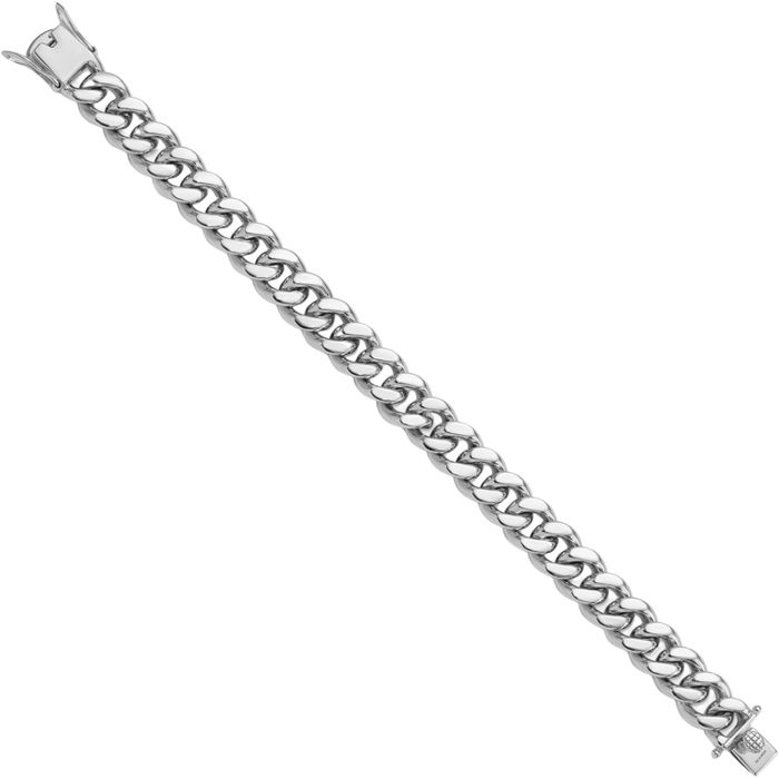 925 Sterling Silver Curb Link Mens Chain Bracelet