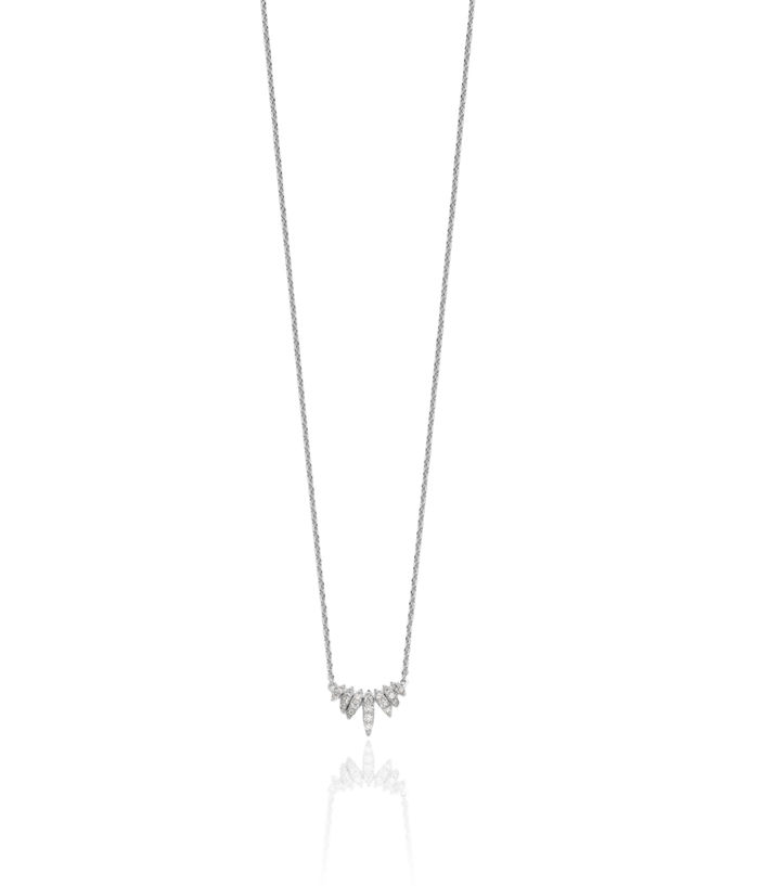 925 Sterling Silver Cubic Zirconia CZ Necklace Chain