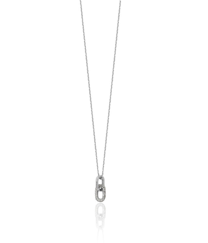 925 Sterling Silver Cubic Zirconia CZ Necklace Chain