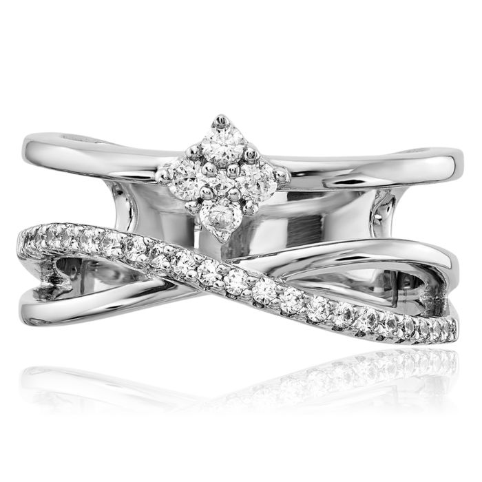 925 Sterling Silver Cubic Zirconia CZ Ring