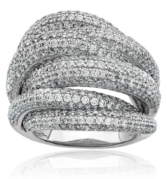 925 Sterling Silver Cubic Zirconia CZ Ring