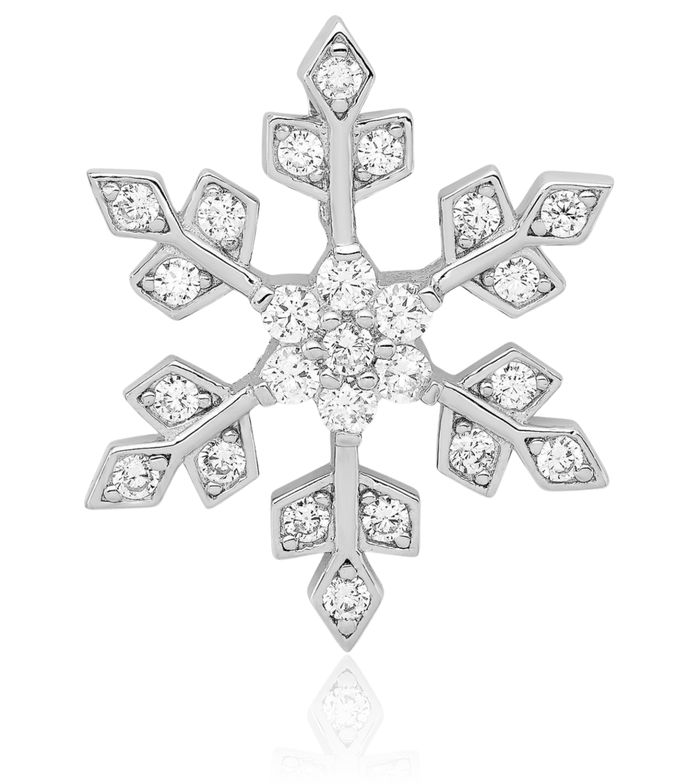 925 Sterling Silver Cubic Zirconia CZ Slide Necklace Chain Pendant Charm