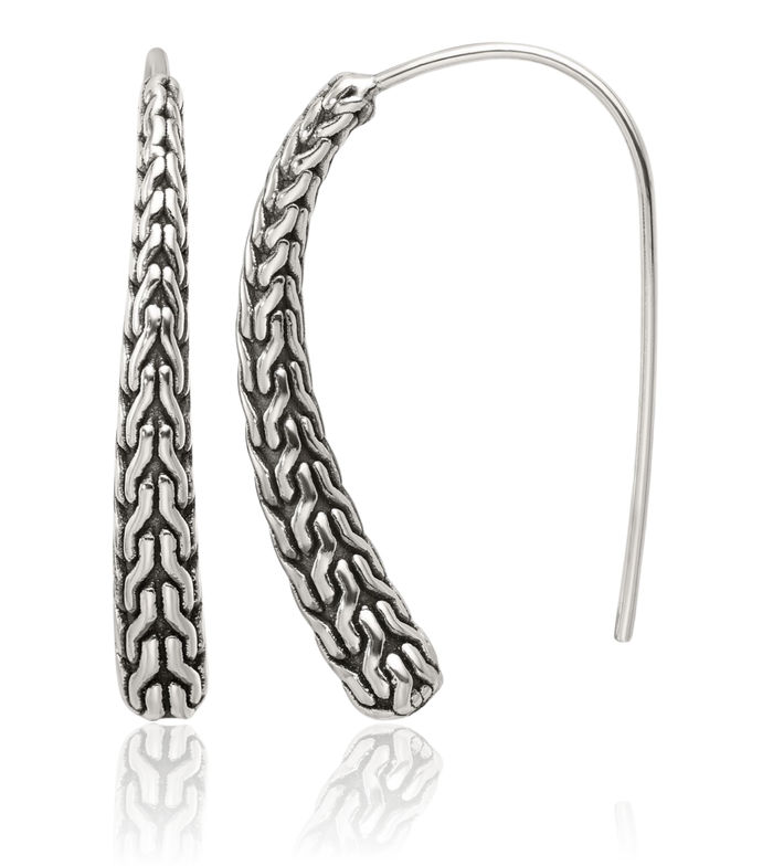 925 Sterling Silver Vintage Drop Dangle Earrings