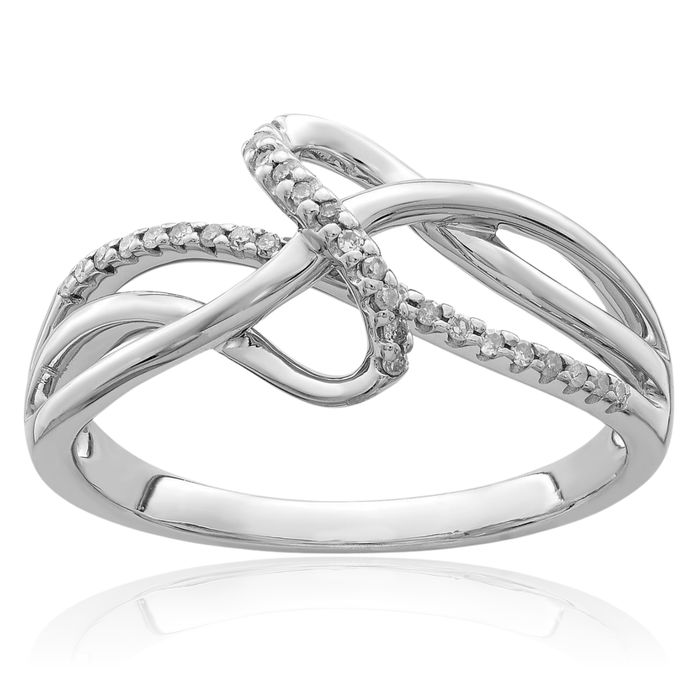 925 Sterling Silver Diamond Ring