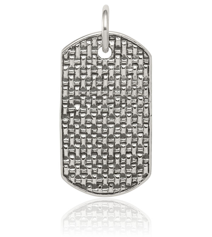 925 Sterling Silver Dog Tag Necklace Chain Pendant Charm