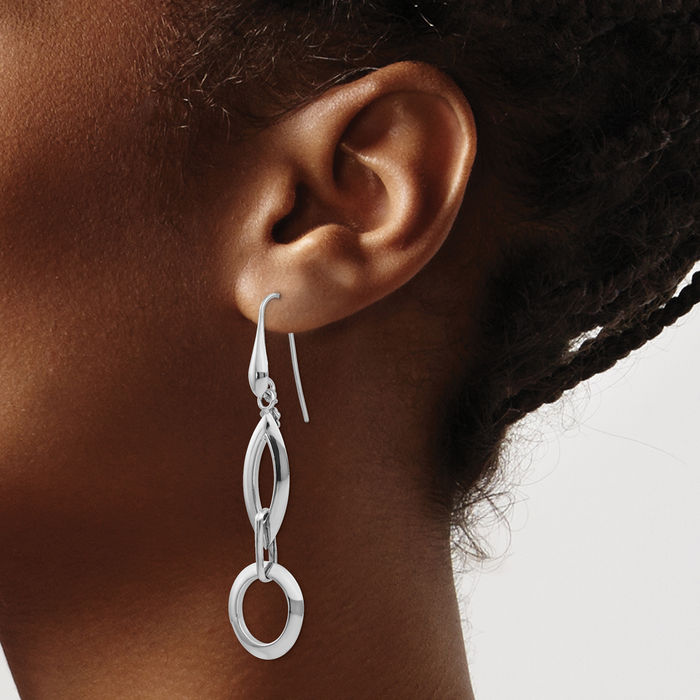925 Sterling Silver Drop Dangle Earrings