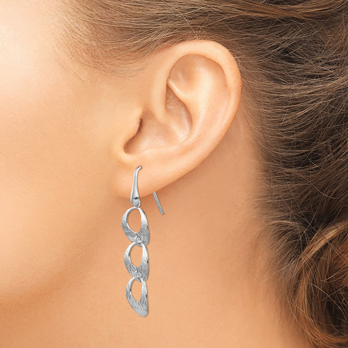 925 Sterling Silver Drop Dangle Earrings