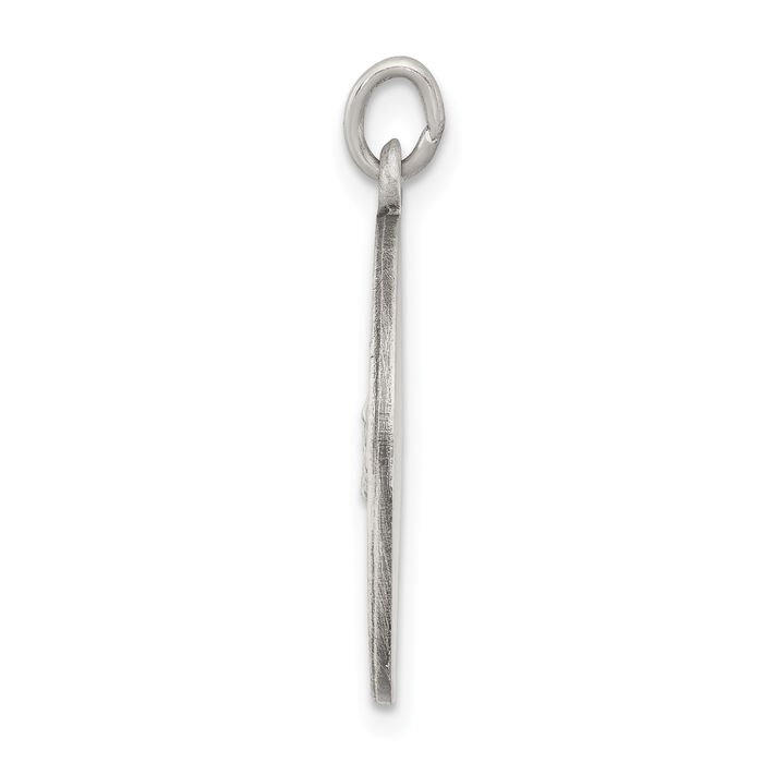 925 Sterling Silver Vintage Ecce Homo Jesus Christ Head Medal Necklace Religious Chain Pendant Christian Faith Charm