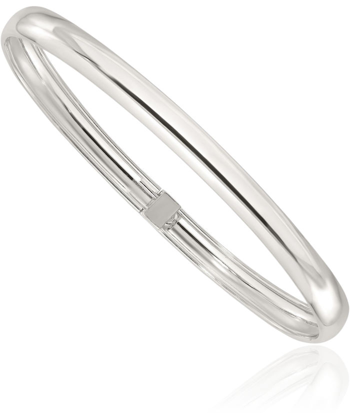 925 Sterling Silver Flexible Bangle Bracelet