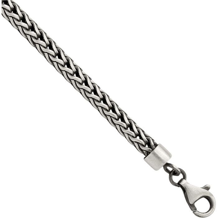 925 Sterling Silver Vintage Franco Link Chain Bracelet