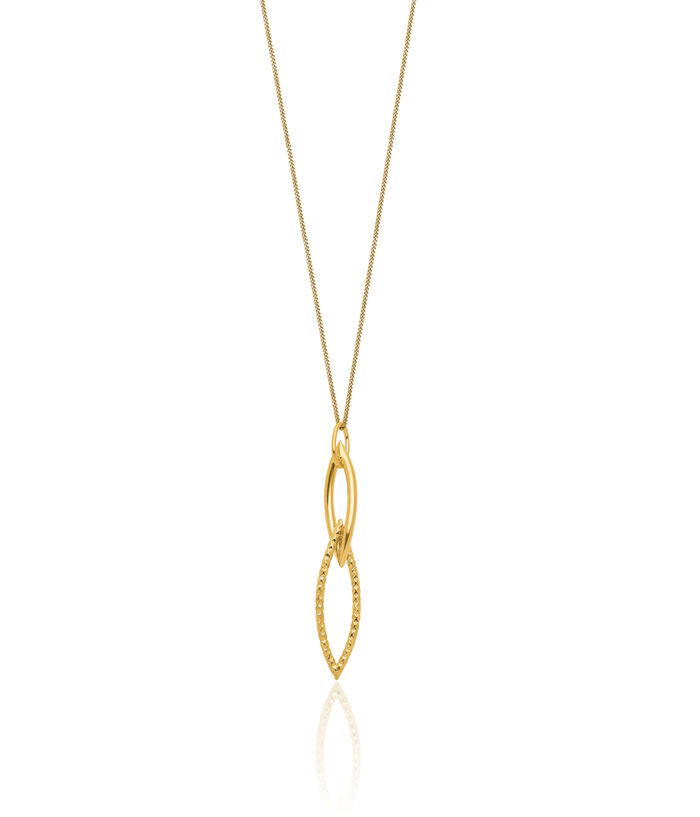 925 Sterling Silver Gold Plated Necklace Chain