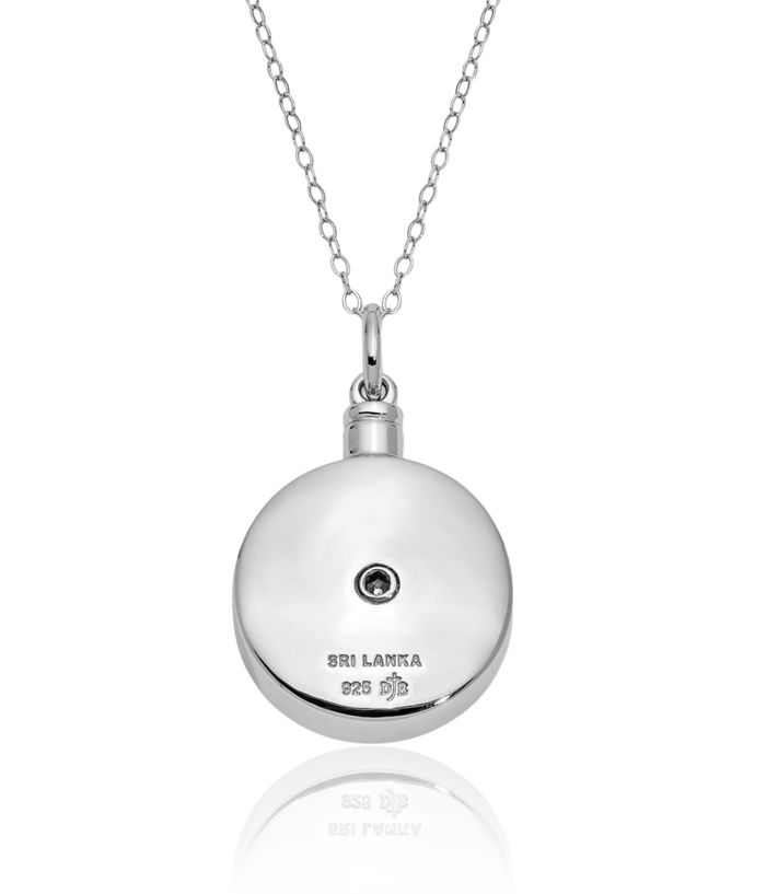 925 Sterling Silver Gold Plated Your Brightest Star Ash Holder Chain Urn Necklace for Ashes Cremation Jewelry