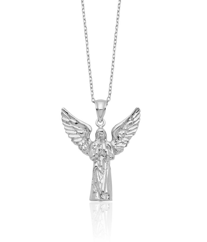 925 Sterling Silver Guardian Angel Wings Ash Holder Chain Urn Necklace for Ashes Cremation Jewelry