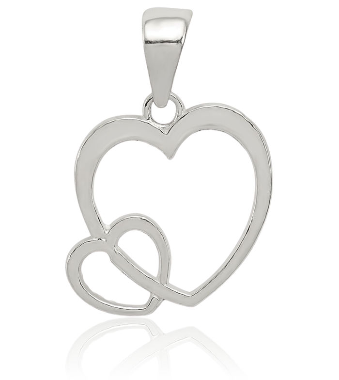 925 Sterling Silver Heart Necklace Love Pendant Charm