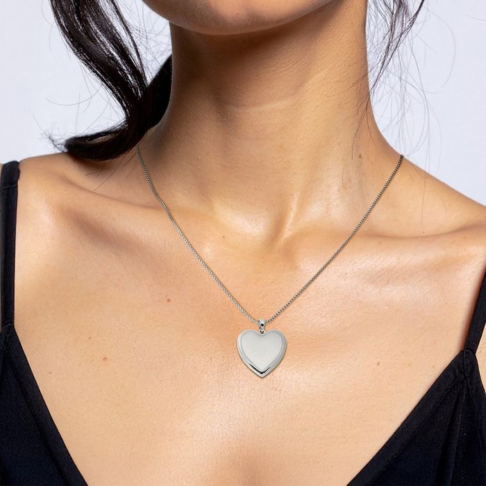 S925 Sterling Silver Heart Locket Necklace – Turtle Photo Pendant With Opal, Birthday Gift For Women