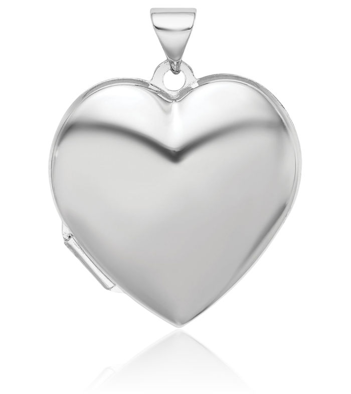 925 Sterling Silver Heart Personalized Photo Locket Necklace Picture Pendant Charm