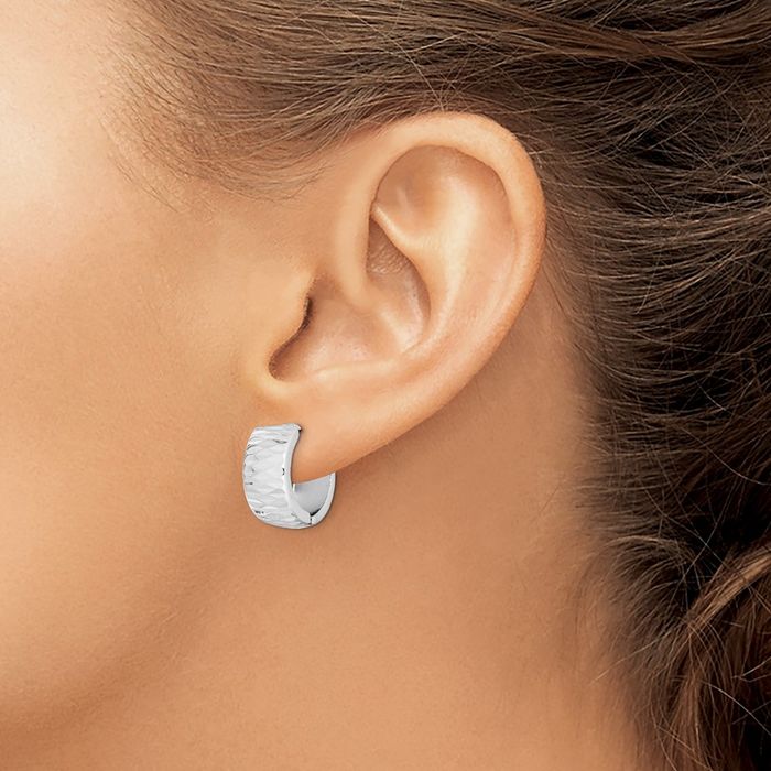 925 Sterling Silver Small Hoop Earrings