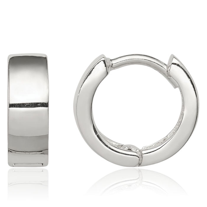 925 Sterling Silver Huggie Mini Hoop Earrings