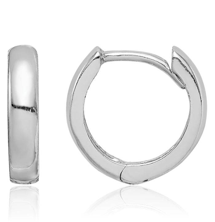 925 Sterling Silver Huggie Mini Small Hoop Earrings