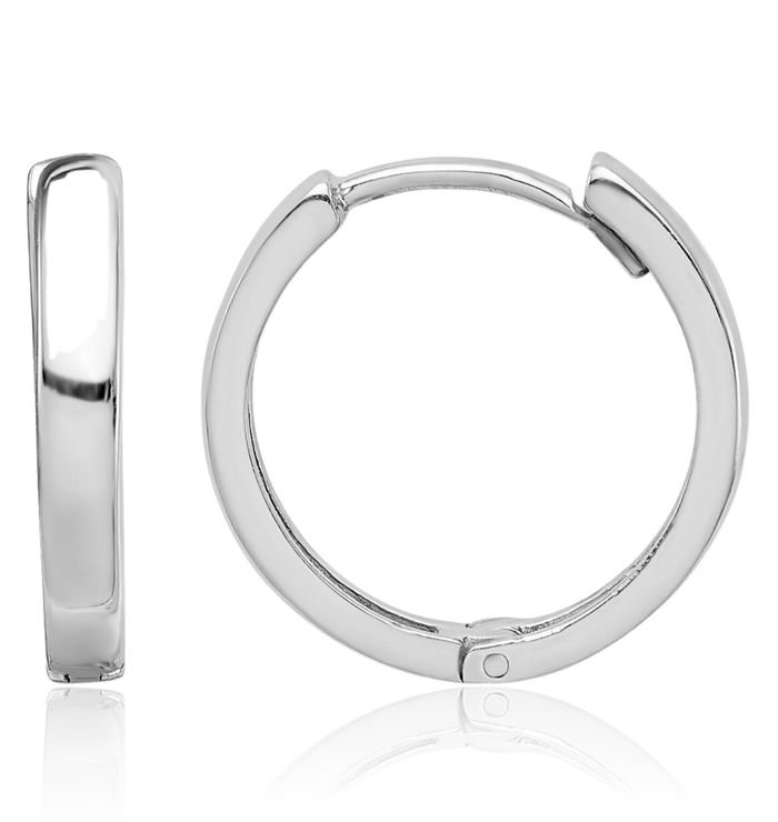 925 Sterling Silver Huggie Small Hoop Earrings