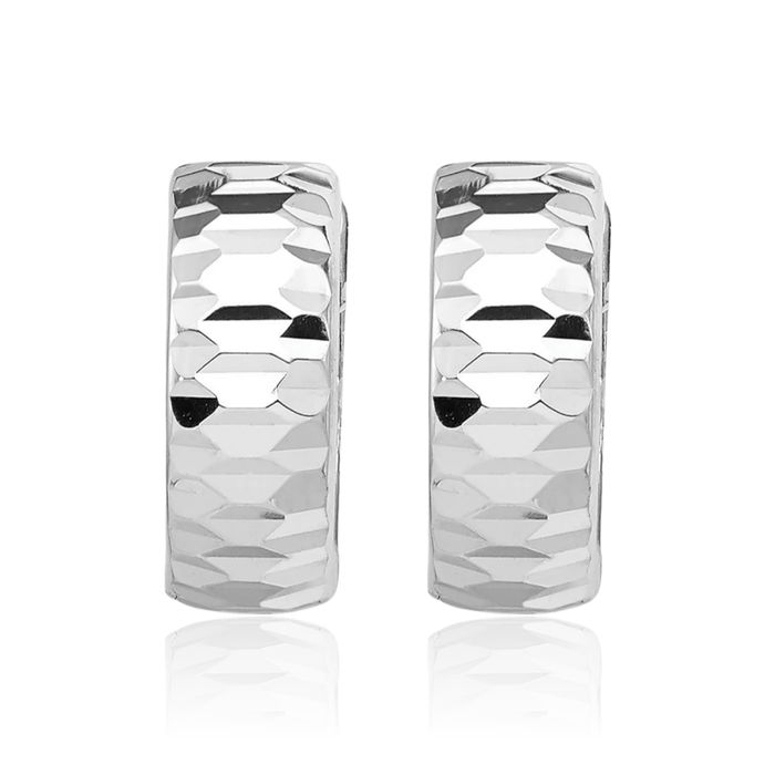 925 Sterling Silver Huggie Small Hoop Earrings