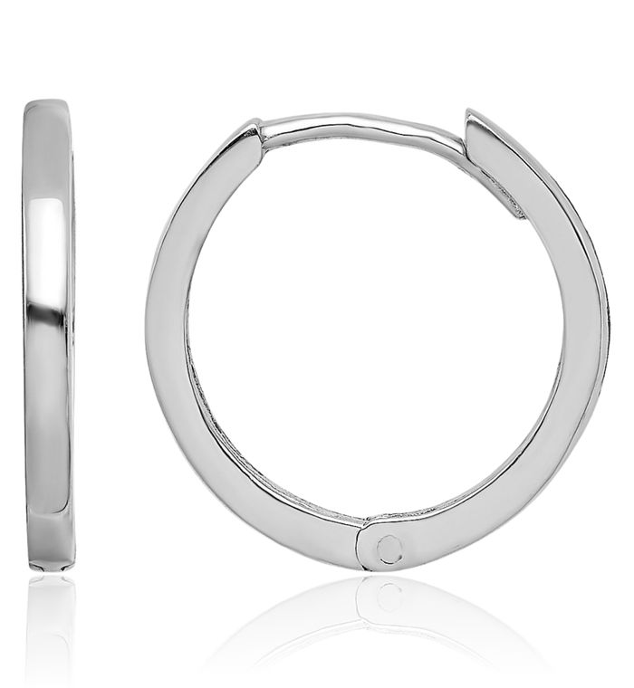 925 Sterling Silver Huggie Small Hoop Earrings