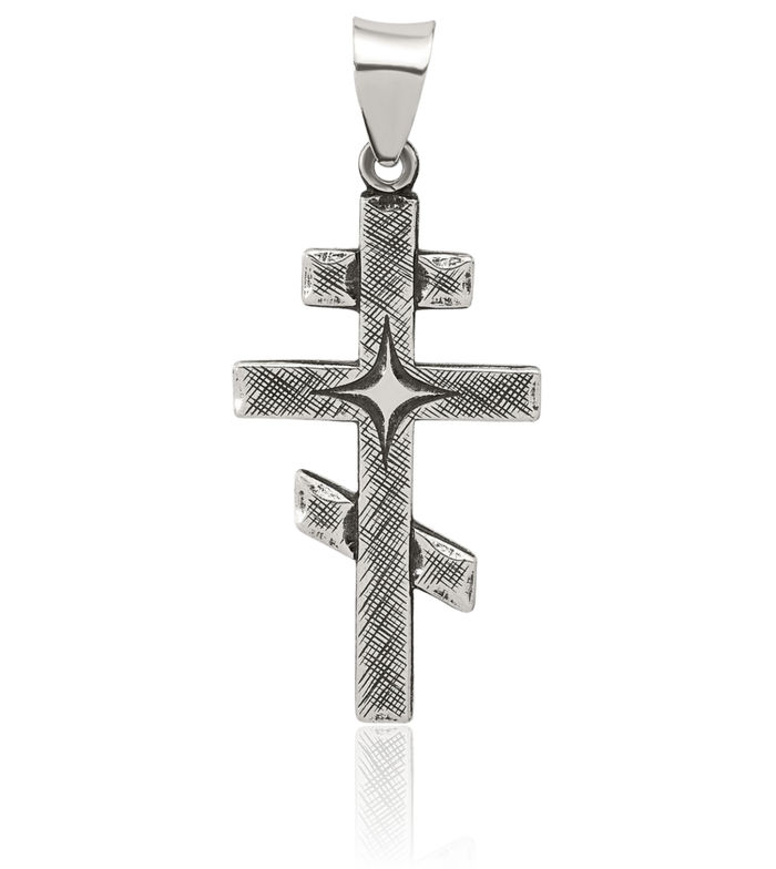 925 Sterling Silver Vintage Jerusalem Crusader Holy Cross Necklace Religious Chain Pendant Jesus Christ Charm