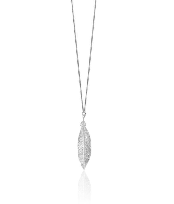 925 Sterling Silver Leaf Necklace Chain