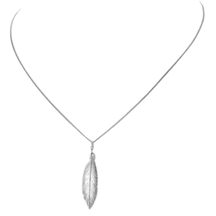 925 Sterling Silver Leaf Necklace Chain