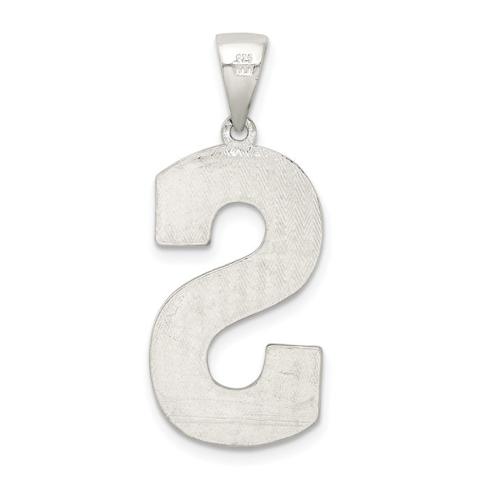 925 Sterling Silver Dainty Letter S Initial Name Monogram Necklace Chain Pendant Charm