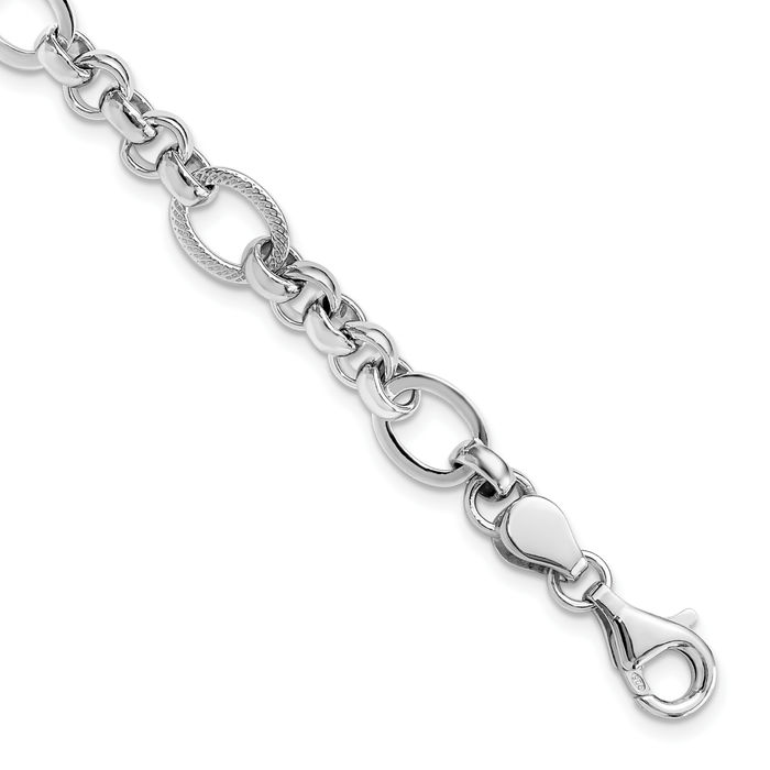 925 Sterling Silver Link Chain Bracelet