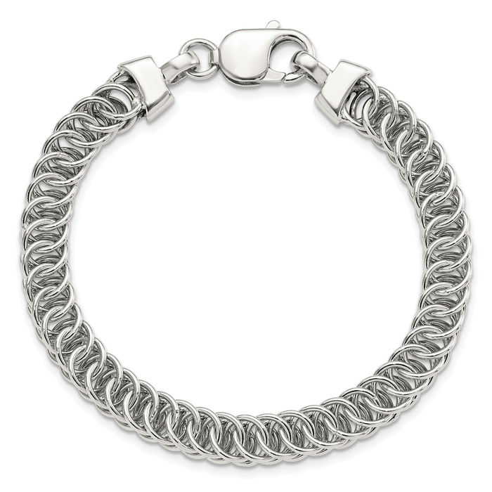 925 Sterling Silver Link Chain Bracelet