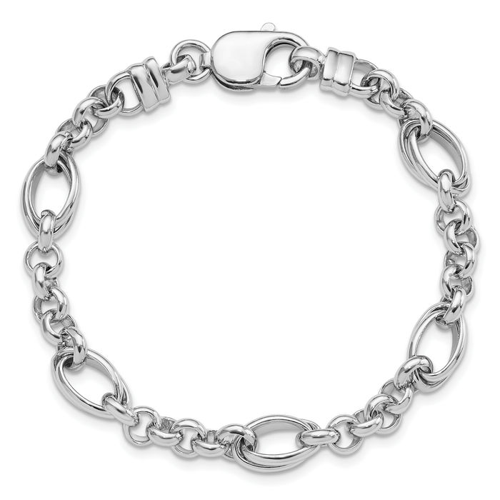 925 Sterling Silver Link Chain Bracelet