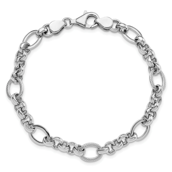 925 Sterling Silver Link Chain Bracelet