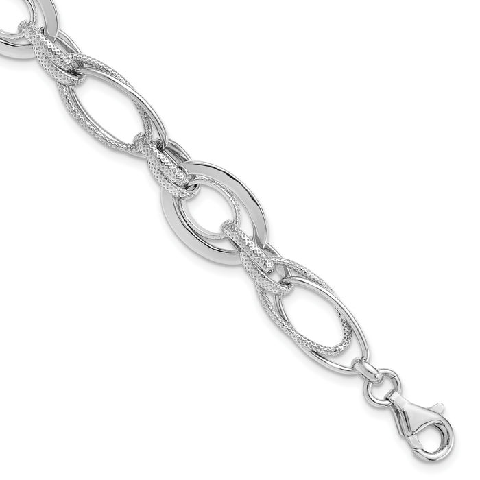 925 Sterling Silver Link Chain Bracelet