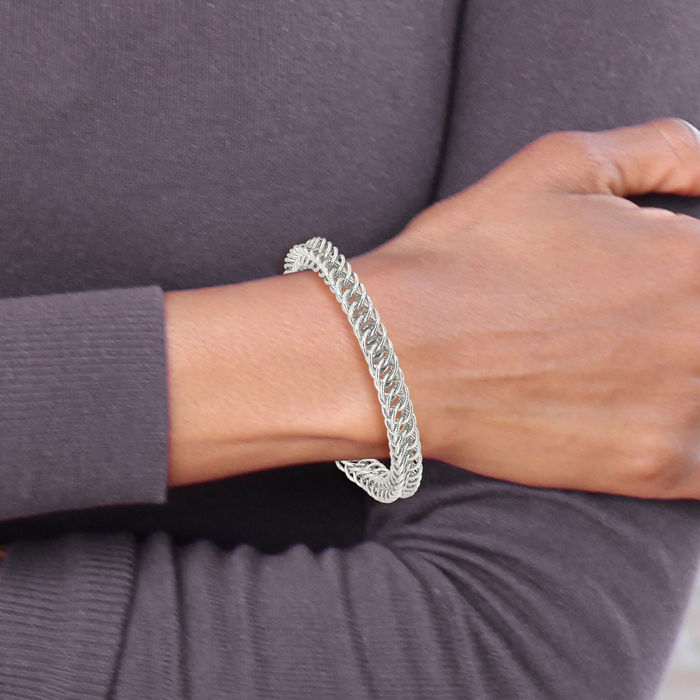 925 Sterling Silver Link Chain Bracelet