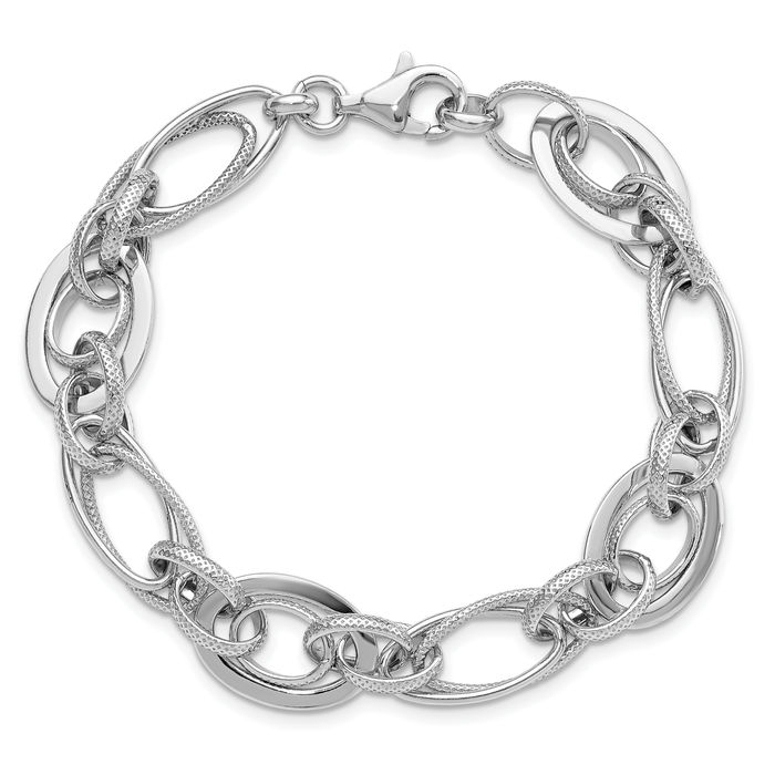 925 Sterling Silver Link Chain Bracelet