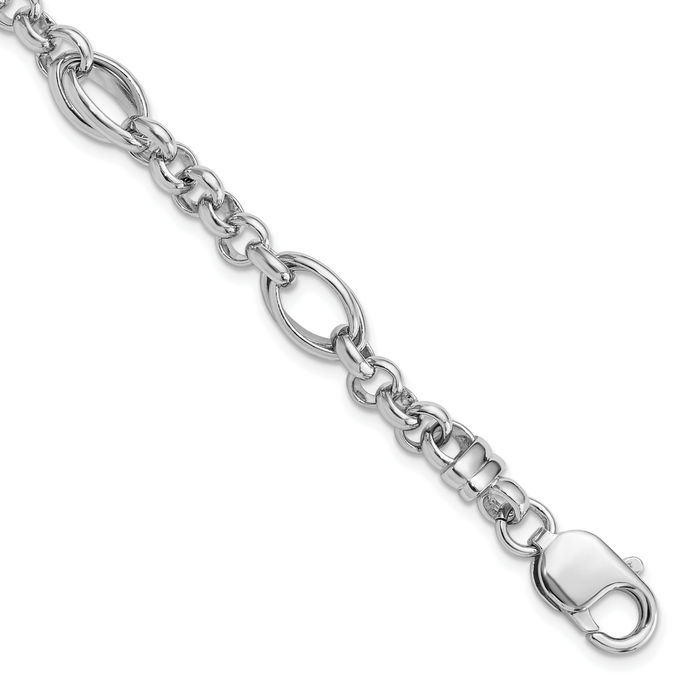 925 Sterling Silver Link Chain Bracelet