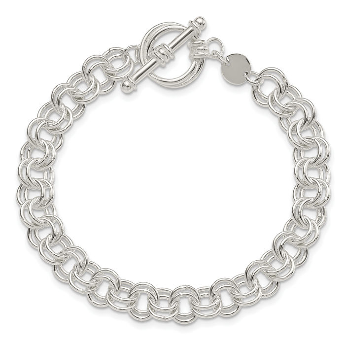 Women's Sterling Silver 925 2024 Charm Bracelet