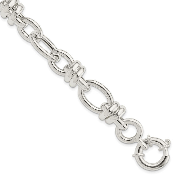 925 Sterling Silver Link Chain Bracelet