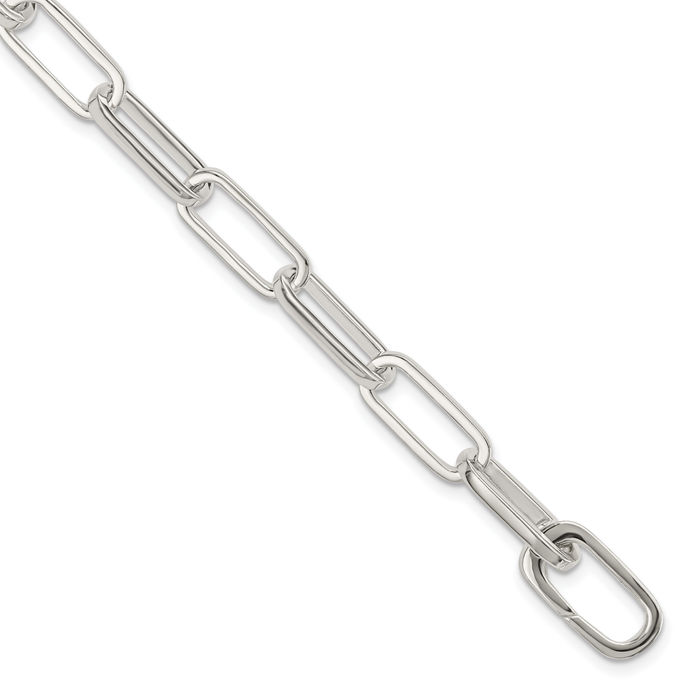 925 Sterling Silver Link Chain Bracelet