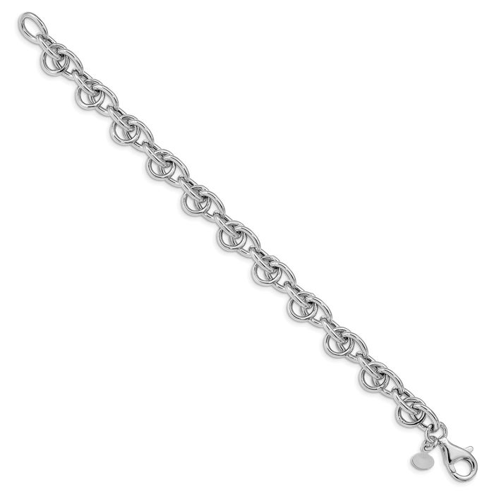 925 Sterling Silver Link Chain Bracelet