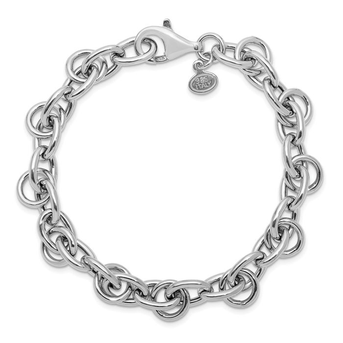 925 Sterling Silver Link Chain Bracelet